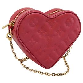 LOUIS VUITTON Collection Falling In Love Hearton Pouch M80837 LV Auth ka6395M