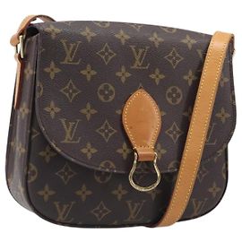 LOUIS VUITTON Monogram Saint Cloud GM Shoulder Bag M51242 LV Auth 205915A