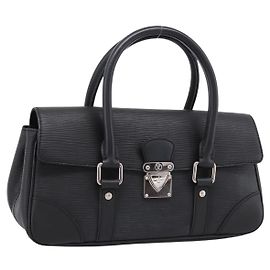 Bolsa de mão LOUIS VUITTON Epi Segur PM Preta M58822 LV Auth ep16281V