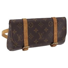 LOUIS VUITTON Monogram Pochette Marrell Waist Bag M51159 LV Auth bs37275