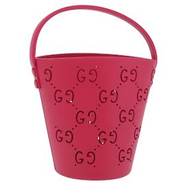 Bolsa GUCCI Rubber Pink 723051 Auth 206394M