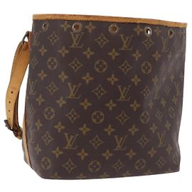 LOUIS VUITTON Bolsa de Ombro Monogram Petit Noe M42226 LV Auth 202948