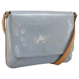 LOUIS VUITTON Monogram Vernis Thompson Street Bag Lavande M91009 Auth ep16258A