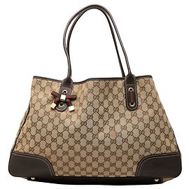 Gucci Princy Tote aus beige GG Canvas