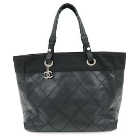 Chanel Biarritz Quilted Coated Canvas Large