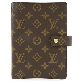 Funda de Agenda de Anillas Louis Vuitton Monogram Canvas MM