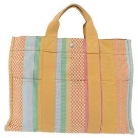 Hermès Hermes Fourre Tout Multicolor Toile MM