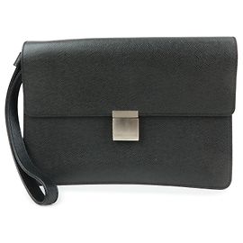 Louis Vuitton Selenga Pochette Couro Taiga