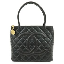 Chanel Medallion Quilted Caviar