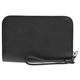 Louis Vuitton Pochette Baikal Clutch Taiga Leather
