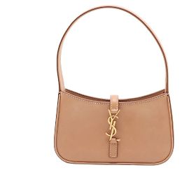 Autre Marque Saint Laurent Le 5 a 7 Hobo Leather Mini