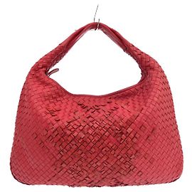 Bottega Veneta Veneta Plisse Hobo Intrecciato Nappa Maxi