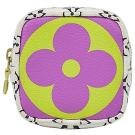 Louis Vuitton Cube Coin Purse Limited Edition Colored Monogram Giant