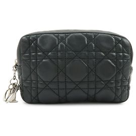 Christian Dior Lady Dior Cannage Quilt Leather Mini