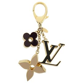 Pingente de bolsa Louis Vuitton Fleur de Monogram Metal