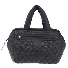Chanel Coco Cocoon Bowling Quilted Nylon Medium