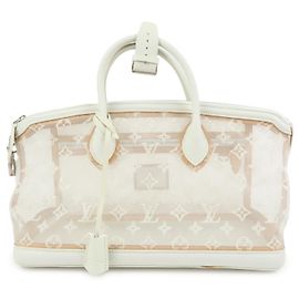 Louis Vuitton Transparence Lockit Mesh and Leather East West