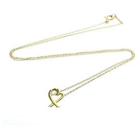 Tiffany & Co. Paloma Picasso Loving Heart Anhänger 18K Gelbgold Small