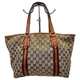 Gucci Monogram Canvas Tote Bag