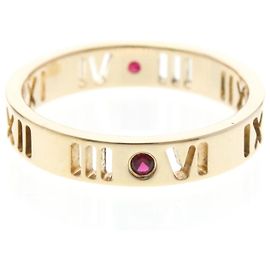 Tiffany & Co. Atlas Pierced 18K Rose Gold and Diamonds 3.5mm