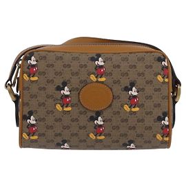 Gucci Disney Mickey Mouse Printed Mini GG Coated Canvas Mini