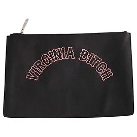 Pochette Givenchy en cuir noir