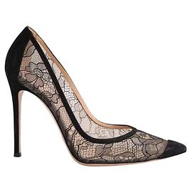 Décolleté Gianvito Rossi in tessuto nero Taglia 38