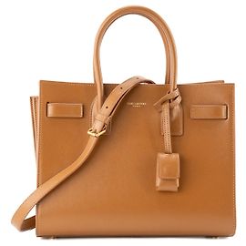 Autre Marque SAINT LAURENT - Borsa Baby Sac de Jour Saint Laurent in pelle liscia marrone