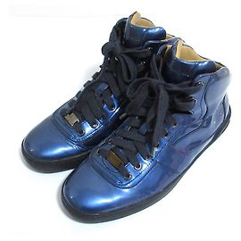 Bally EROY Patent Leather High Cut Sneakers