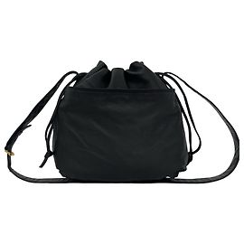 Bolsa de Ombro com Cordão em Couro Nappa Loewe Vintage Anagram