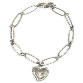 Autre Marque Pulseira de Coração Curvo Vintage Tiffany