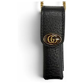 Estojo para Batom em Pele Gucci GG Marmont