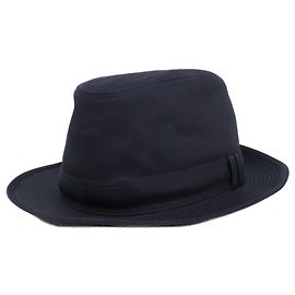 Chapéu de algodão preto Hermès
