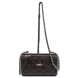 Bolso de Hombro Vanity Chanel Negro