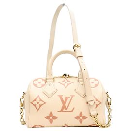 Sac à bandoulière Louis Vuitton Empreinte Crème Rose Trianon Speedy Bandoulière 20