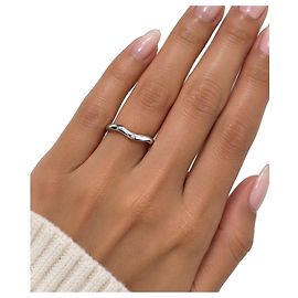 Bague Tiffany & Co. Schlumberger en platine et diamants