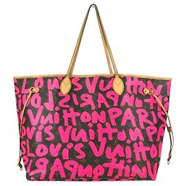 Borsa Tote Louis Vuitton Monogram Graffiti Neverfull GM