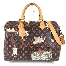 Louis Vuitton Monogram Catgram Cat Speedy Bandoulière 30NM