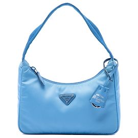 Prada Blue Mini Tessuto Re Edition 2000 Shoulder Bag