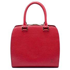 Louis Vuitton Red Epi Pont Neuf