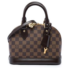 Louis Vuitton Brown Damier Ebene Alma BB