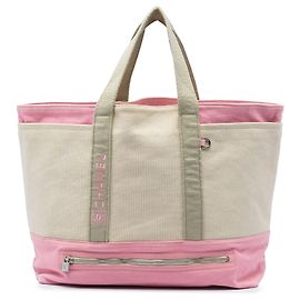 Sac Tote Chanel Beige Large Bicolor Canvas Sports Ligne