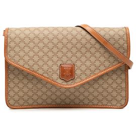 Céline Bolso bandolera Celine Beige Macadam Coated Canvas