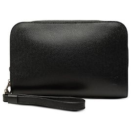 Louis Vuitton Black Taiga Pochette Baikal