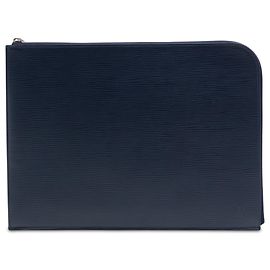 Louis Vuitton Blue Epi Pochette Jour GM