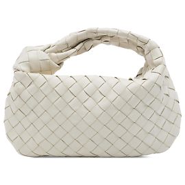 Bottega Veneta Mini Jodie in Nappa Intrecciato Bianco