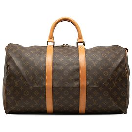 Louis Vuitton Brown Monogram Keepall 50