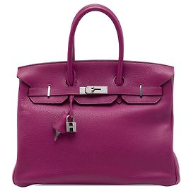 Hermès Purple Togo Birkin Retourne 35