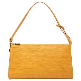 Louis Vuitton Yellow Epi Pochette Accessoires