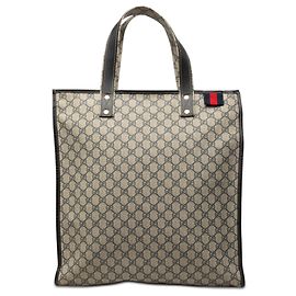 Tote Gucci Beige GG Supreme Web